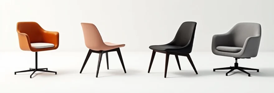 chaises minimalistes